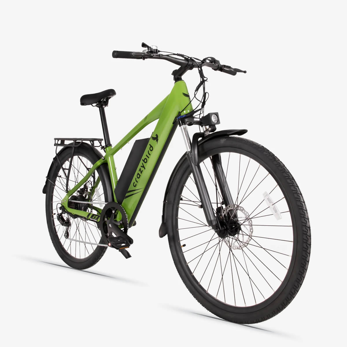 Back view of the Vero solid electric bike